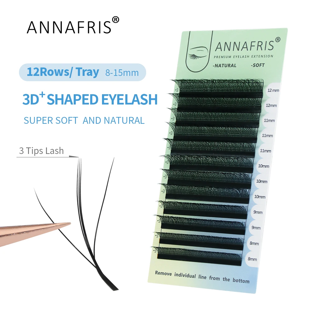 ANNAFRIS 3D W Three Core Eyela - Red Clover Flower ulasan dan harga