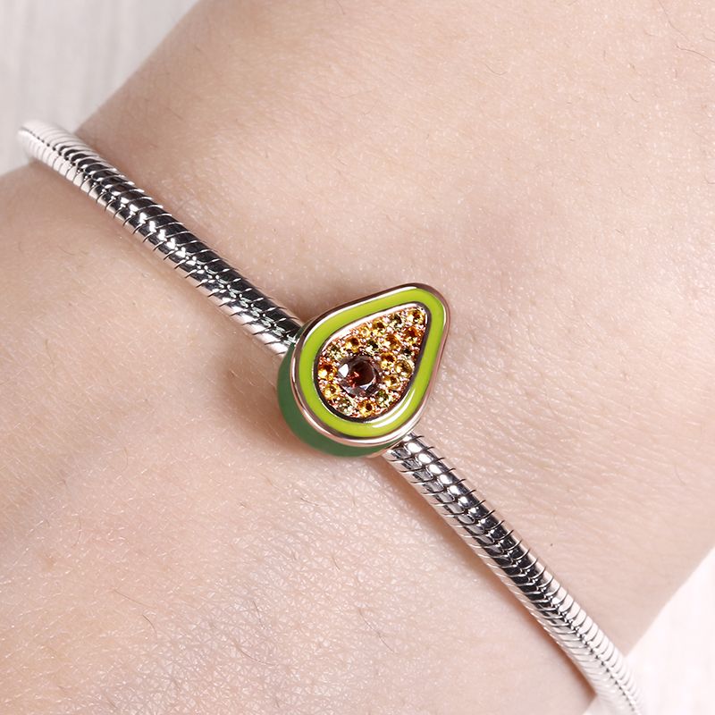 925 Sterling Silver Green Seri - Red Clover Flower ulasan dan harga