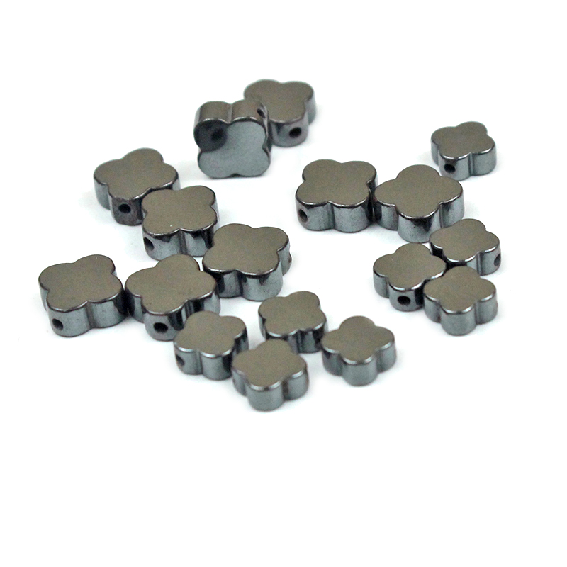 Clover Black Hematite Stone Fl - Red Clover Flower ulasan dan harga
